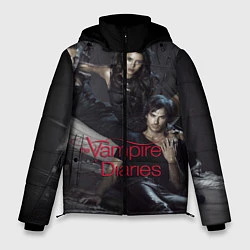 Куртка зимняя мужская Дневники вампира, цвет: 3D-черный