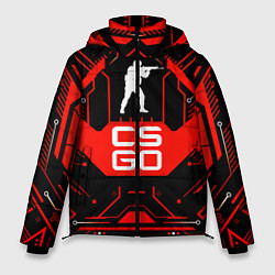 Куртка зимняя мужская CS:GO Techno Style, цвет: 3D-черный