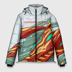 Куртка зимняя мужская CS:GO Aquamarine Revenge, цвет: 3D-черный
