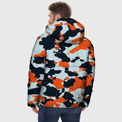 Мужская зимняя куртка CS:GO Asiimov Camouflage / 3D-Черный – фото 4