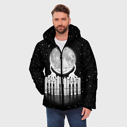 Куртка зимняя мужская Лунная мелодия, цвет: 3D-черный — фото 2