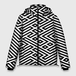 Куртка зимняя мужская Optical illusion, цвет: 3D-черный