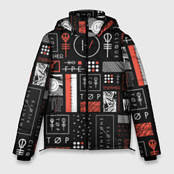 Куртка зимняя мужская 21 Pilots: Geometry, цвет: 3D-светло-серый
