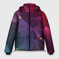 Мужская зимняя куртка Colorful triangles