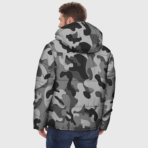 Мужская зимняя куртка Ночной Камуфляж 1 / 3D-Черный – фото 4