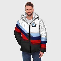 Куртка зимняя мужская BMW M SPORT, цвет: 3D-черный — фото 2