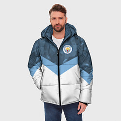 Куртка зимняя мужская Manchester City FC: Sport, цвет: 3D-светло-серый — фото 2