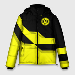 Куртка зимняя мужская BVB FC: Yellow style, цвет: 3D-черный