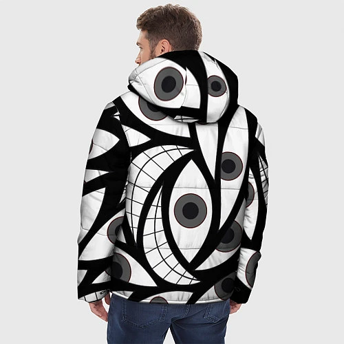 Мужская зимняя куртка Alchemist Eyes / 3D-Черный – фото 4