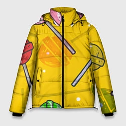 Куртка зимняя мужская Чупа-Чупс, цвет: 3D-красный