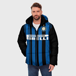 Куртка зимняя мужская Inter FC: Home 17/18, цвет: 3D-красный — фото 2