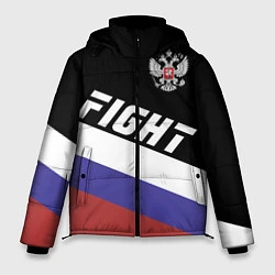 Куртка зимняя мужская Fight Russia, цвет: 3D-светло-серый