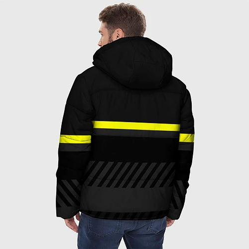 Мужская зимняя куртка FC Borussia 2018 Original #3 / 3D-Черный – фото 4