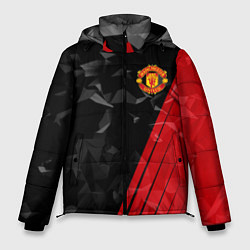 Куртка зимняя мужская FC Manchester United: Abstract, цвет: 3D-красный