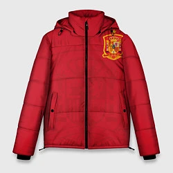 Куртка зимняя мужская Сборная Испании, цвет: 3D-черный