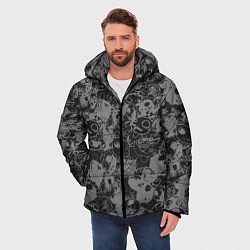 Куртка зимняя мужская Cs:go - DoomKitty Collection 2022, цвет: 3D-красный — фото 2