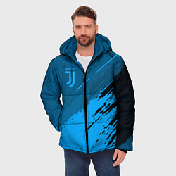 Куртка зимняя мужская FC Juventus: Blue Original, цвет: 3D-светло-серый — фото 2
