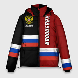 Куртка зимняя мужская Krasnodar, Russia, цвет: 3D-красный