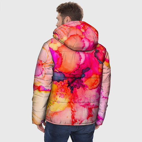 Мужская зимняя куртка Весенние краски / 3D-Черный – фото 4