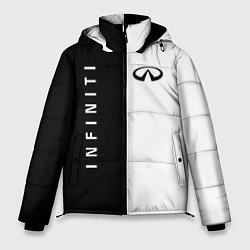 Куртка зимняя мужская Infiniti: Black & White, цвет: 3D-черный