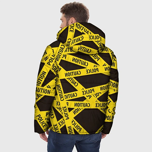 Мужская зимняя куртка Police Caution / 3D-Черный – фото 4