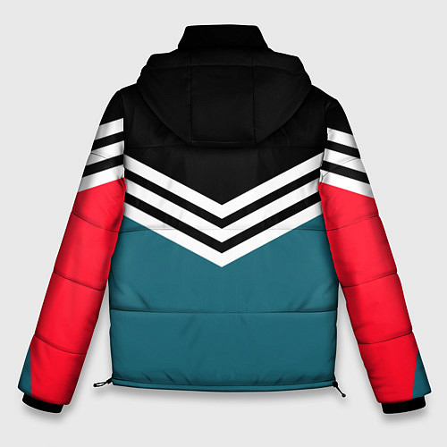 Мужская зимняя куртка Firm 90s: Arrows Style / 3D-Красный – фото 2