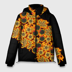 Куртка зимняя мужская Славянская роспись, цвет: 3D-светло-серый