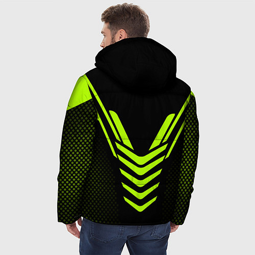 Мужская зимняя куртка CS:GO Carbon Form / 3D-Черный – фото 4