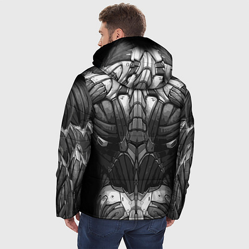 Мужская зимняя куртка Экзоскелет / 3D-Черный – фото 4
