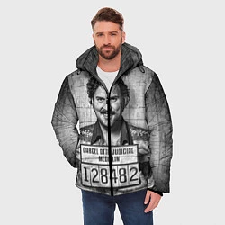 Куртка зимняя мужская Пабло Эскобар, цвет: 3D-светло-серый — фото 2