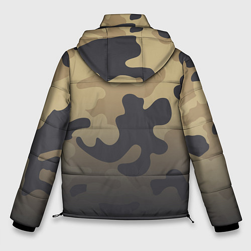 Мужская зимняя куртка Camouflage Khaki / 3D-Красный – фото 2