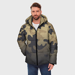 Куртка зимняя мужская Camouflage Khaki, цвет: 3D-красный — фото 2