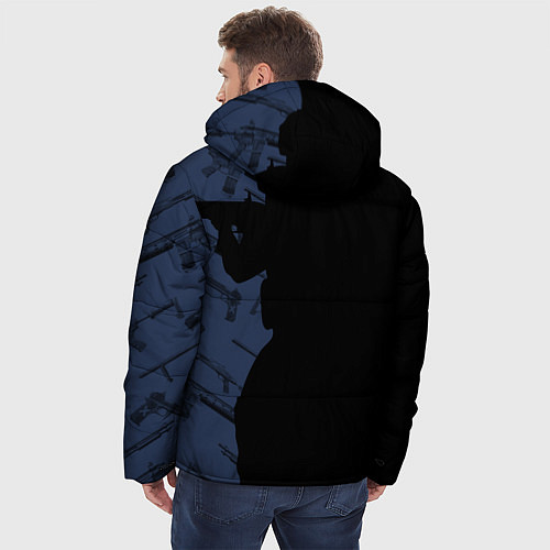 Мужская зимняя куртка CS:GO Team Liquid / 3D-Черный – фото 4