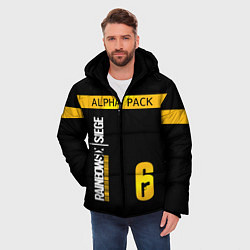 Куртка зимняя мужская Rainbow Six Siege: Alpha Pack, цвет: 3D-светло-серый — фото 2