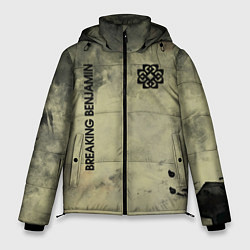 Куртка зимняя мужская Breaking Benjamin, цвет: 3D-светло-серый