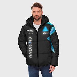 Куртка зимняя мужская Detroit: Android RK800, цвет: 3D-черный — фото 2
