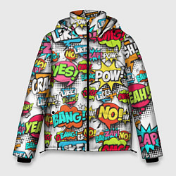 Куртка зимняя мужская Pop art Fashion, цвет: 3D-черный