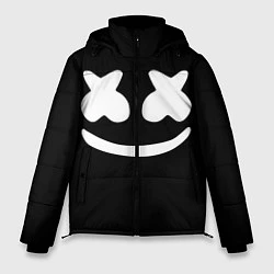Куртка зимняя мужская Marshmello: Black Face, цвет: 3D-черный