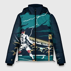 Куртка зимняя мужская Ronaldo lightning, цвет: 3D-черный
