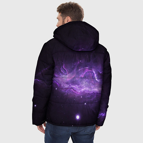 Мужская зимняя куртка BTS: Violet Space / 3D-Черный – фото 4