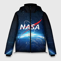 Куртка зимняя мужская NASA: Sunrise Earth, цвет: 3D-светло-серый