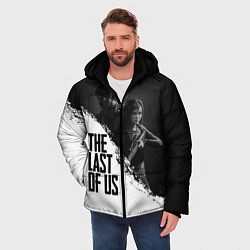 Куртка зимняя мужская The Last of Us: White & Black, цвет: 3D-светло-серый — фото 2