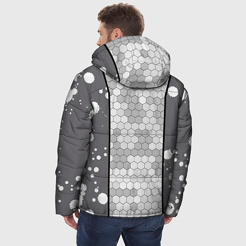 Мужская зимняя куртка Fortnite: Мастер сюрикенов / 3D-Черный – фото 4