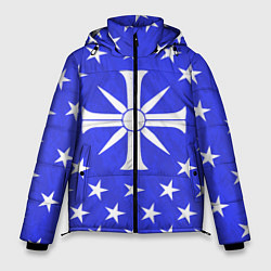 Куртка зимняя мужская Far Cry 5: Blue Cult Symbol, цвет: 3D-светло-серый