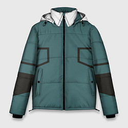 Куртка зимняя мужская MHA IZUKU MIDORIYA, цвет: 3D-черный