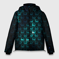 Куртка зимняя мужская TES: Blue Pattern, цвет: 3D-черный