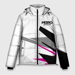 Куртка зимняя мужская Metro Exodus: White Style, цвет: 3D-черный