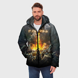 Куртка зимняя мужская TES: Dragon Flame, цвет: 3D-черный — фото 2