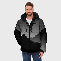Куртка зимняя мужская TES: Nightmare, цвет: 3D-черный — фото 2
