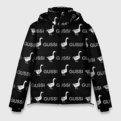 Куртка зимняя мужская GUSSI: Black Pattern, цвет: 3D-светло-серый